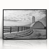 Large abstract wall art featuring a stylized Kentucky landscape in muted earth tones on a framed acrylic.