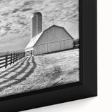 Extra large framed canvas featuring a textured depiction of a Kentucky landscape in vibrant colors.