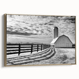 Framed canvas depicting a vintage-style Kentucky landscape in muted earth tones, ideal for bedroom wall art.