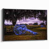 Black and white landscape art painting of Louisiana on framed canvas, suitable for bedroom decor.