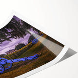 Extra large wall art featuring line art flowers in black and white, printed on rolled canvas.