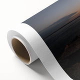 Art Deco poster of Maine scenery in pastel shades on rolled canvas, suitable as nursery wall art.