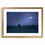 Extra large abstract art print of Annapolis scenery in textured tones, framed in gold, ideal for living room decor.