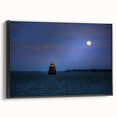 Black and white framed canvas of Annapolis landscape, ideal for bedroom wall art in vintage poster style.