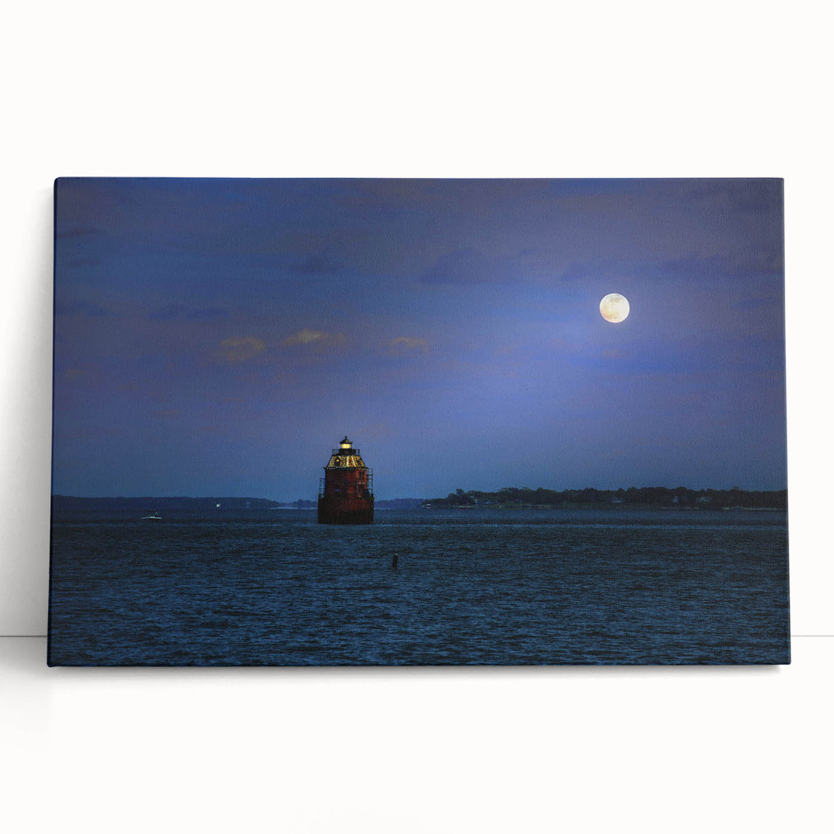 Black and white photo of Annapolis skyline on stretched canvas, suitable as large kitchen wall art.