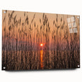 Acrylic print of Chesapeake Bay with soft blue and green tones, ideal for dining room or bedroom decor.