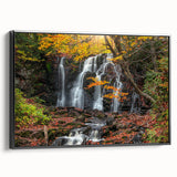 Black and white landscape art of Michigan's Upper Peninsula on a framed canvas, suitable for bedroom decor.