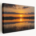 Scenic Minnesota landscape on large stretched canvas, featuring lush greenery and a serene lake.