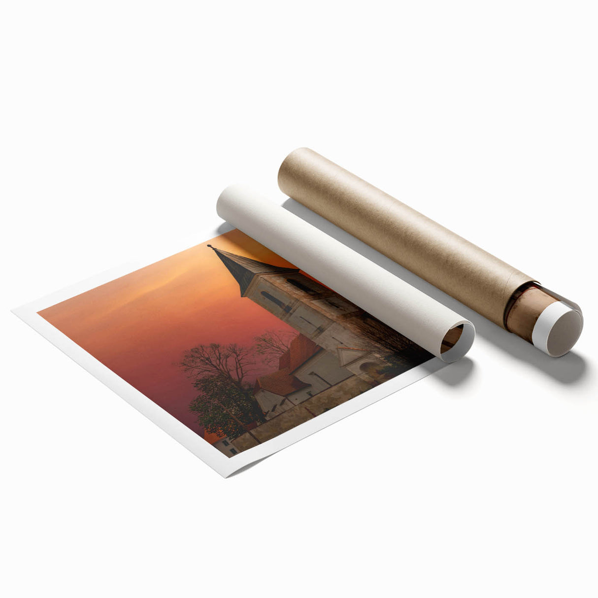 Extra large floral art of Kansas City skyline in pastel shades on rolled canvas, suitable for classy bathroom wall art.