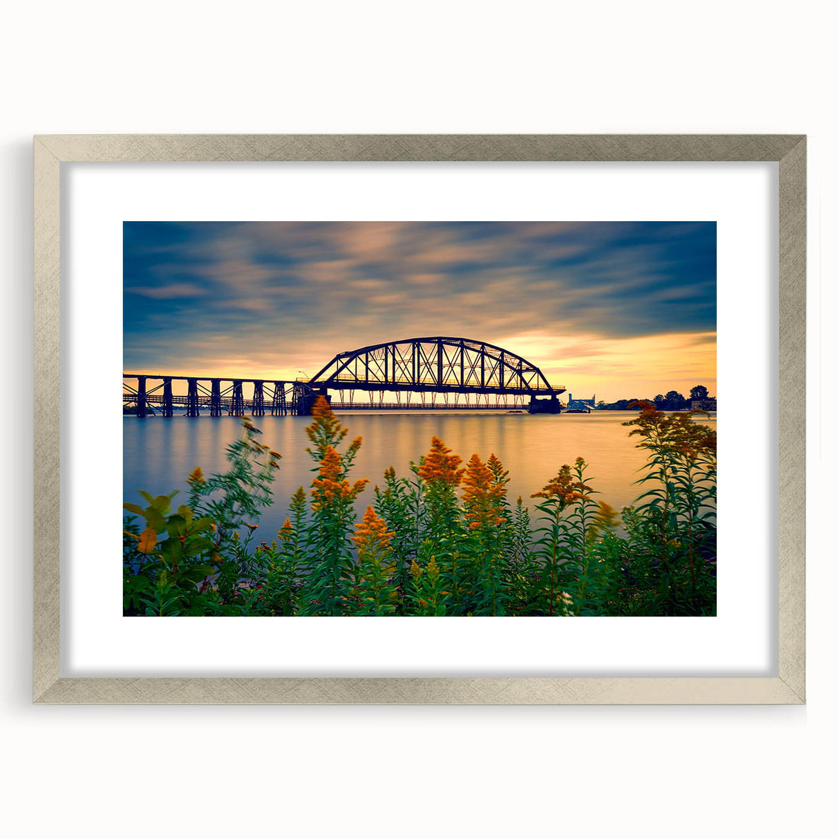Textured art print of abstract St.