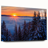 Acrylic print of a Montana landscape with expansive sky and rolling hills, in muted earth tones.