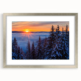Textured abstract art print of Montana scenery in muted earth tones on a framed canvas, suitable for bedroom decor.