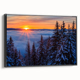 Black and white framed canvas of Montana landscape, featuring a vintage poster art style, ideal for bedroom wall decor.