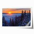 Scenic Montana landscape on a rolled canvas print featuring expansive green fields under a blue sky.