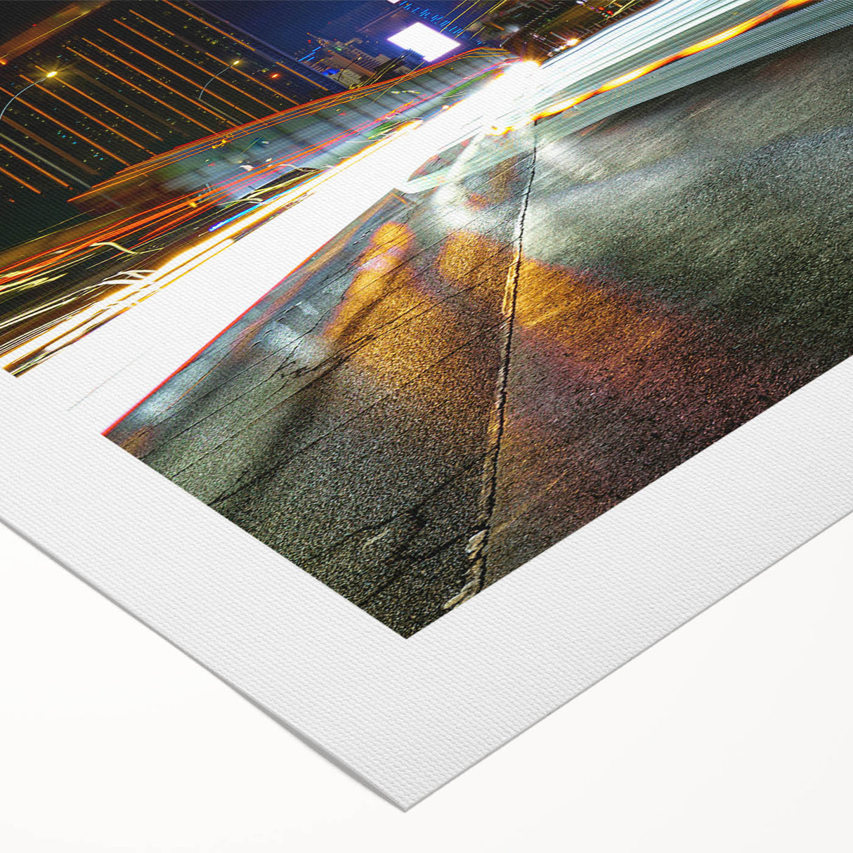 Art deco poster of Las Vegas skyline in muted gold and black on rolled canvas, suitable for dining room decor.