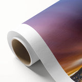 Art deco poster of New Mexico scenery in pastel shades on rolled canvas, ideal for nursery wall art.