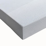 Black and white landscape art painting of White Sands, New Mexico on stretched canvas, suitable for bedroom wall art.