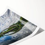 Extra large wall art featuring line art flowers in monochrome, ideal for large living room wall decor.