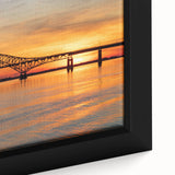 Black wall art featuring a textured depiction of Long Island with colorful elements on a framed canvas.