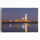 Black and white photo of Oklahoma scenery on large stretched canvas, suitable for kitchen wall art.