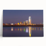 Black and white stretched canvas of Oklahoma scenery, ideal for kitchen wall art or bedroom ambiance.