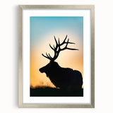 Textured abstract art print of a Pennsylvania landscape in muted earth tones, framed in silver, suitable for bedroom decor.