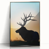 Mid-century modernist art depicting Pennsylvania scenery in muted earth tones on a framed acrylic panel.