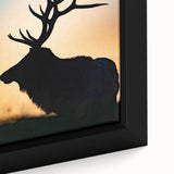 Textured black wall art featuring a colorful, abstract Pennsylvania scenery on a framed canvas, ideal for living room decor.