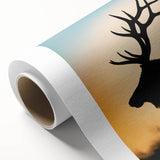 Art deco poster of Pennsylvania scenery in soft pastel shades on rolled canvas, ideal for nursery wall art.