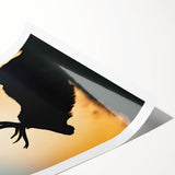 Extra large wall art featuring line art flowers in black on a white background, ideal for large living room decor.