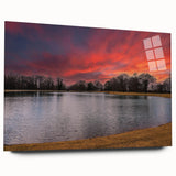 Large abstract depiction of Memphis skyline in muted blue and gray on acrylic glass, ideal for bedroom or dining room art.