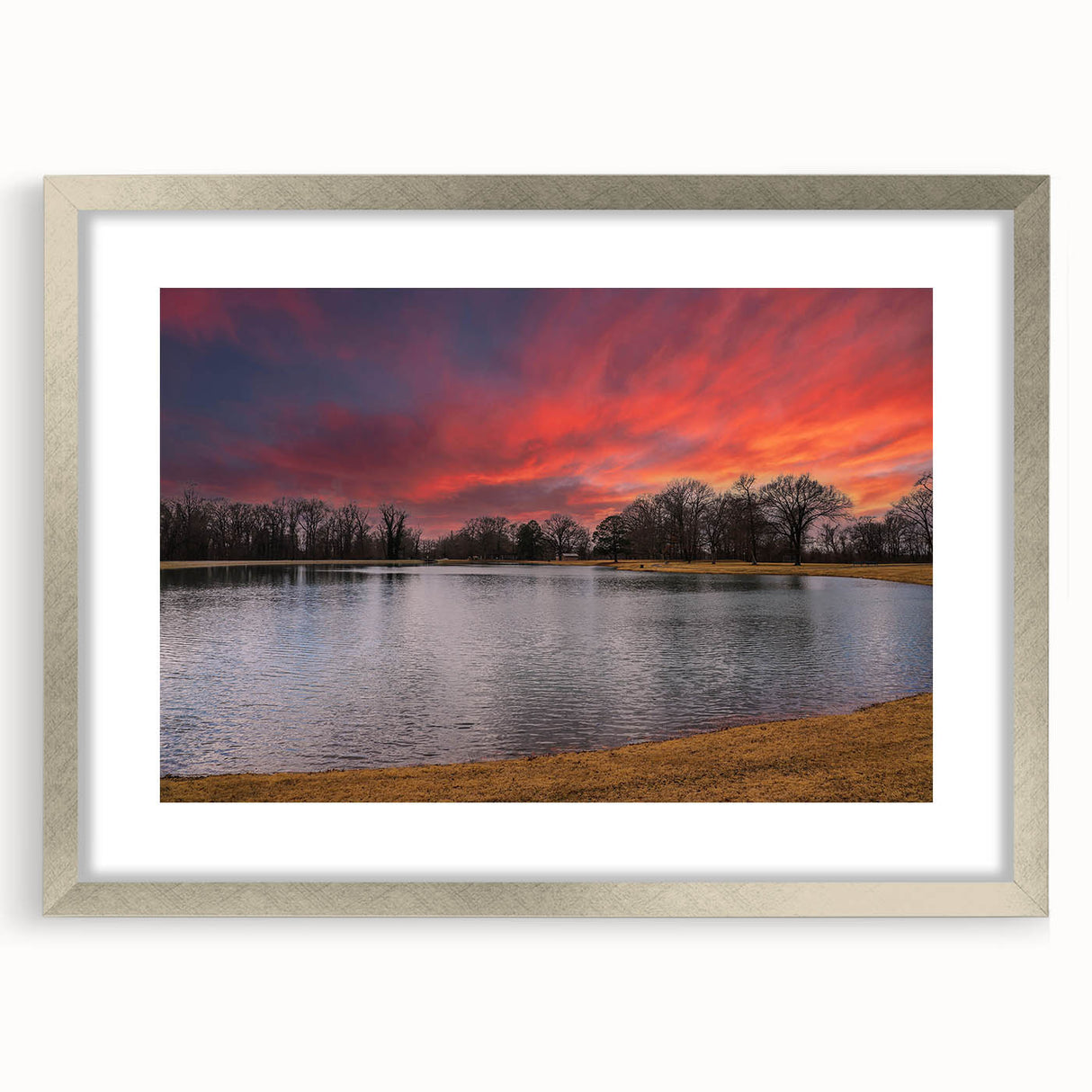 Textured abstract art print of Memphis scenery in muted earth tones on a framed canvas, ideal for bedroom wall decor.