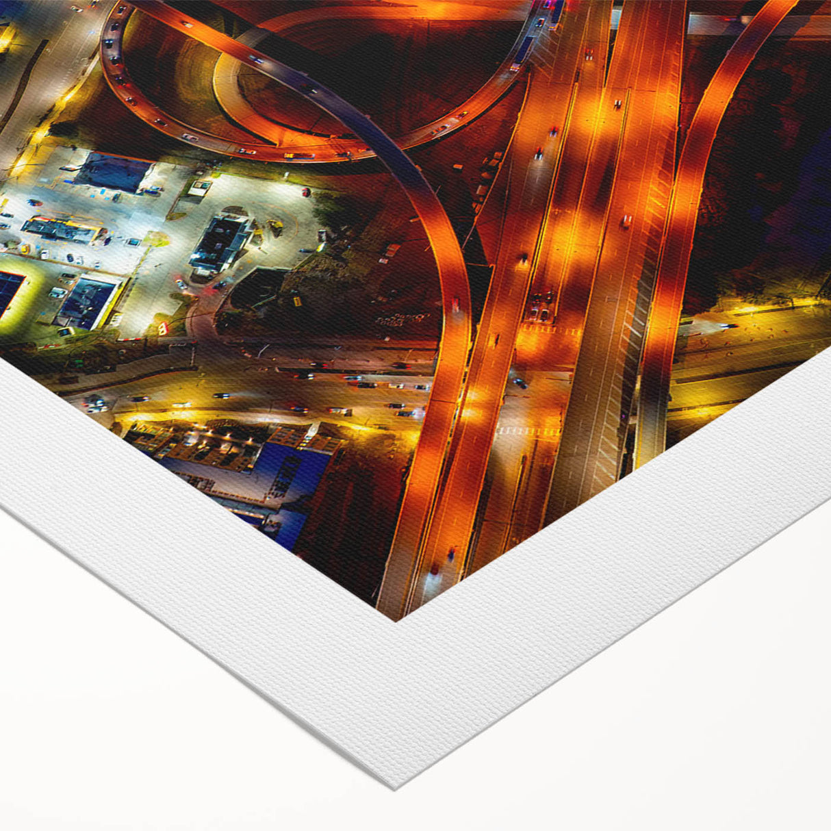 Art deco poster of Dallas skyline in monochrome shades on rolled canvas, suited for dining room wall art.