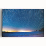 Black and white photograph of a Vermont landscape on a large stretched canvas, ideal for kitchen wall art or bedroom decor.