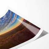 Extra large wall art featuring line art flowers in black on white, rolled print, ideal for large living room wall decor.