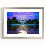 Textured art print of the Washington D.C.