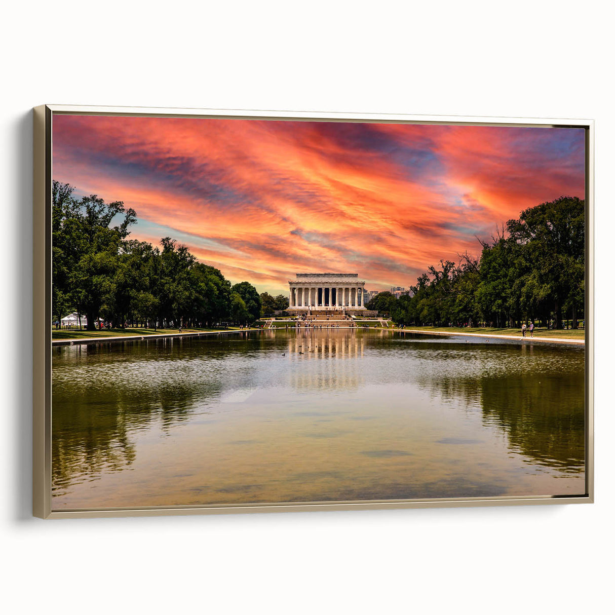 Landscape art painting of Washington D.C.