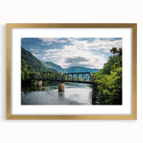 Extra large abstract art print featuring textured scenery of West Virginia in a gold frame, suitable for living room decor.