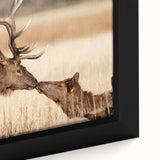 Close-up of a textured black wall art depicting Yellowstone scenery on a framed canvas, featuring vibrant, colorful details.