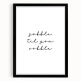 Extra large abstract art print featuring textured fall foliage in vibrant orange and red hues, framed in black.