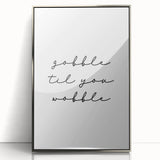 Mid-century modernist art depicting an abstract autumn landscape on a framed acrylic print, ideal for nursery wall decor.