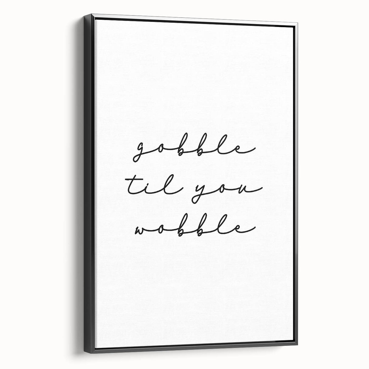 Black and white vintage landscape painting on framed canvas, ideal for bedroom decor.