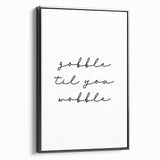 Black and white vintage landscape painting on framed canvas, ideal for bedroom decor.