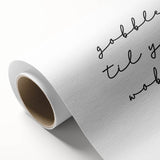 Art deco poster of a stylized fall landscape in warm orange and brown tones on rolled canvas, suitable for nursery wall art.