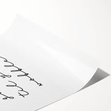 Extra large rolled print featuring line art flowers in autumn hues, ideal for large living room wall art.