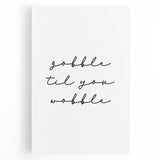 Black and white abstract depiction of autumn trees on a large stretched canvas, ideal for kitchen wall art.