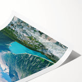 Extra large wall art featuring line art flowers in black on a white background, ideal for large living room decor.