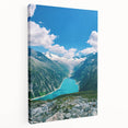 Spring-themed large art on stretched canvas featuring blooming trees and pastel colors, ideal for kitchen wall decor.