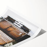 Extra large wall art featuring line art flowers in monochrome, printed on rolled canvas, ideal for large living room decor.