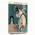 Vintage Vogue Illustration - Floral Hat 1918 Fashion Art Print